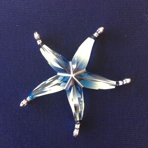 Swarovski Starfish- Light Blue